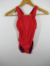 Vintage Speedo Red One-Piece Racerback Athletic Swimsuit Size 6