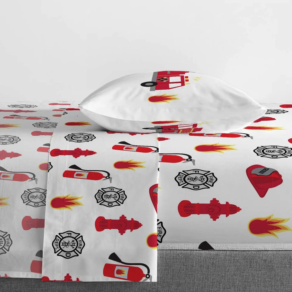 Jay Franco Trend Collector Go Fire Truck Go 5 Piece Twin Bed Set - Includes C... - Image 4 of 4