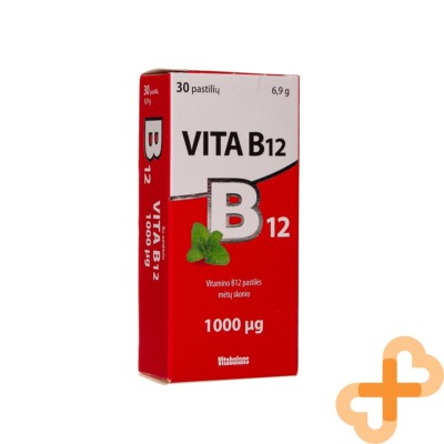VITABALANS Vitamin B12 1mg Memory Support Supplement 30 Lutschtabletten mit M...