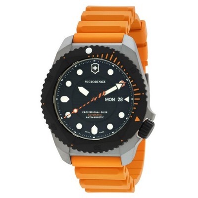 Victorinox Men's Dive Pro Automatic Black Dial Titanium Watch - 241996 NEW