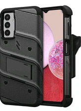 ZIZO BOLT Series for Samsung Galaxy A14 5G in  Black with TemperGlass, & Holster