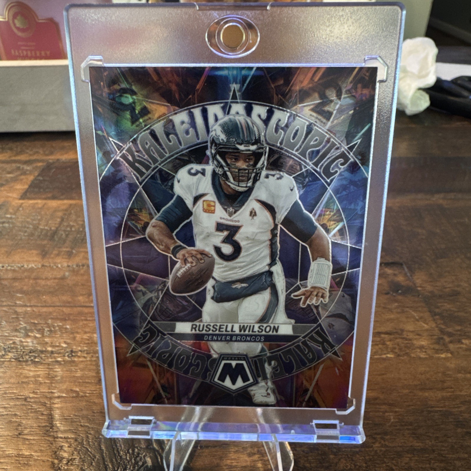 2023 Panini Mosaic Kaleidoscopic #14 Russell Wilson Denver Broncos CASE HIT SSP