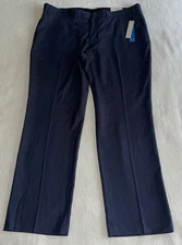 NWT Men’s  Perry Ellis portfolio Slim fit comfort stretch navy blue SZ 42 x 32