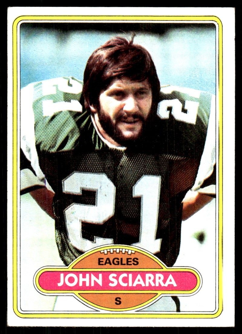 John Sciarra 1980 Topps #397 Eagles NFL READ FREE SHIPPING AutographDen