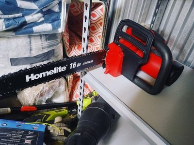 Homelite 12 Amp 16 in. Corded Electric Chainsaw - UT43123 - USED