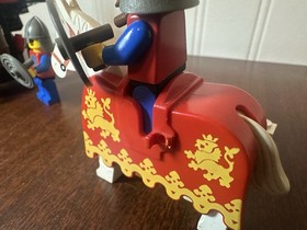 Lego 6039  Twin-Arm Launcher Complete Broken Barding Clip No Instructions Or Box