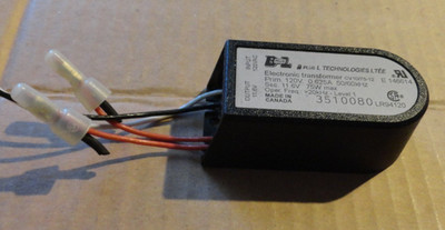 B+L  1PC 75W  Electronic Transformer  CV10/75-12  2.14'' x 1.28 x 1'' 120V 11.6V