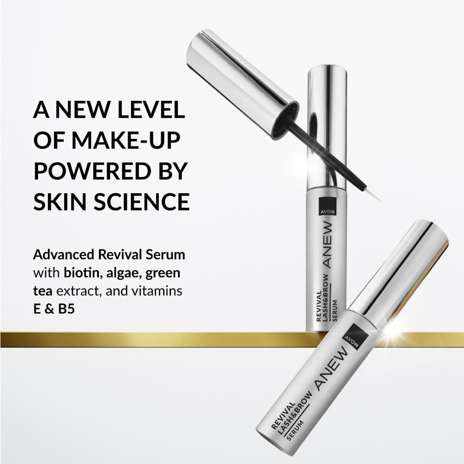 Avon Anew Revival Lash and Brow Serum renew and revives lashes brows 3ml Sealed