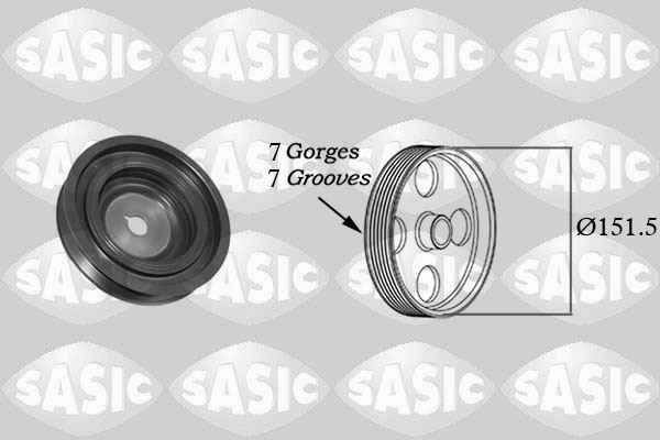 Poulie damper pour résoudre les bruits moteur de Clio 3 et Modus 1.2
