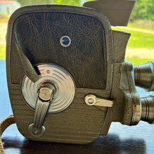 Vintage 1950s KEYSTONE K-4C "Electric Eye” 8MM Movie Camera, TRIPLE LENS MODEL