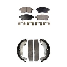 Front Brake Pads Rear Drum Shoes Kit for Chevrolet Cruze 2011-2016 oeG6 Semi-met