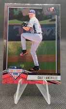 2019 Panini USA Baseball Stars and Stripes Longevity #58 Cale Lansville Card