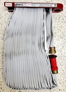 Potter Roemer 1 1/2” X 100” Fire Hose Semi Automatic Hose Rack Model #2792