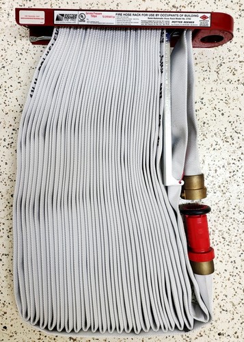 Potter Roemer 1 1/2” X 100” Fire Hose Semi Automatic Hose Rack Model #2792