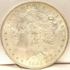 1883 P Morgan Silver Dollar AU/BU
