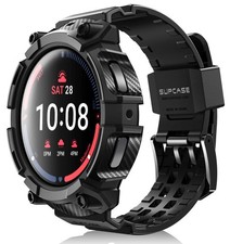SUPCASE for Samsung Galaxy Watch 5 Pro 45mm Band with Case 45mm, Black
