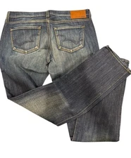 Big Star 1974 Kate Mid-rise Straight Size 29R Denim Dark Blue Wash