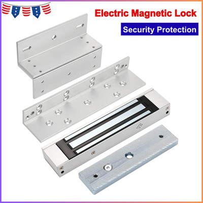 Electric Magnetic Lock 180KG with Z and L Bracket - For Access Control System