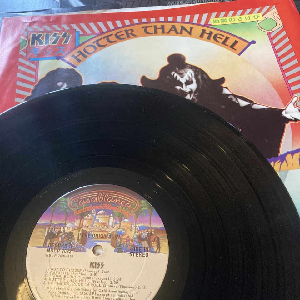 KISS The Originals Vinyl 3LP Record Vintage Limited Edition VIP-5501 Japan - Image 4 of 4