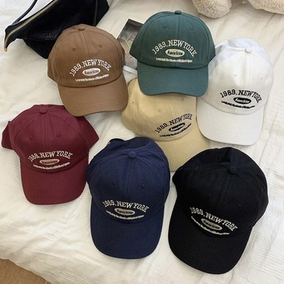 Men and Woman's Baseball Caps Adjustable Casual Embroidered 1989 York American