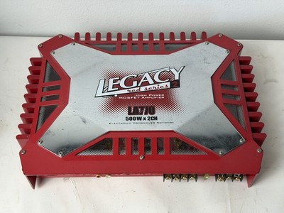 Legacy Red Series 2 Amp Amplifier LA770 500W X 2CH Tested Works Free Shipping