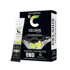 CELSIUS HYDRATION Lemon Lime Flavor, Essential Electrolyte Hydration