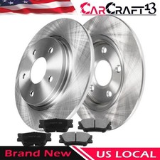 Rear Disc Rotors Ceramic Brake Pads For Toyota Avalon Camry Lexus Es350 5 Lugs