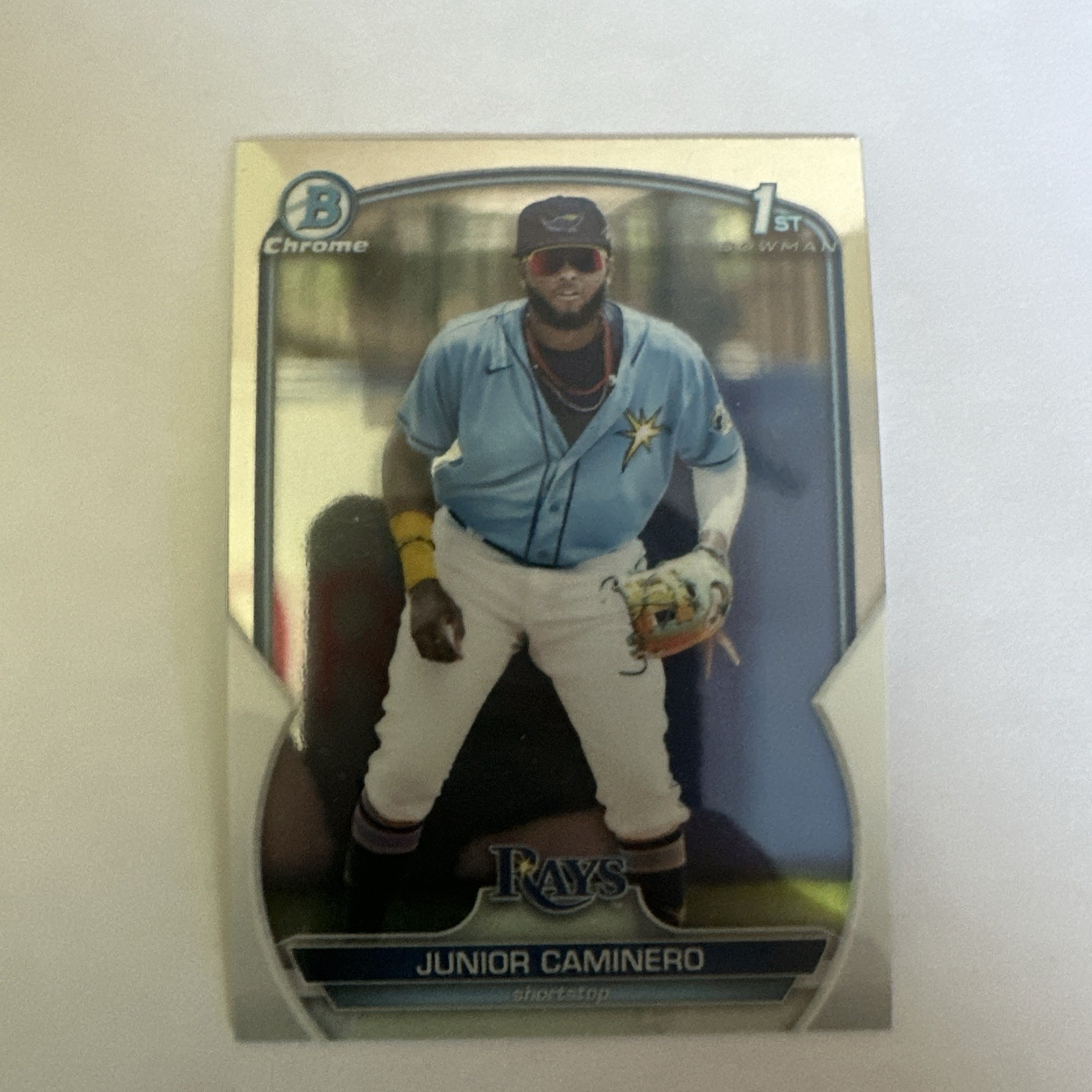 Junior Caminero 2023 1st Bowman Chrome #BCP-61 Tampa Bay Rays