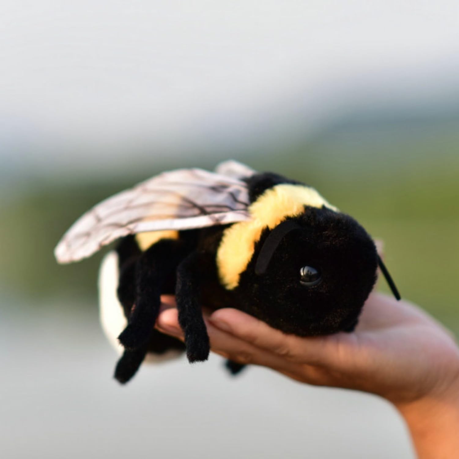 TAMMYFLYFLY Soft Insect Plush Toy, Stuffed Bee Animal Doll,Cute Honeybee Plush