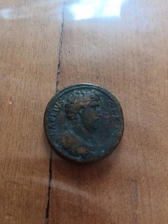 AELIUS César (136 138) AE sesterce 137 Rome. D/ L