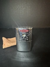 Vtg Hand Warmer With Pouch Silver Made in Korea Star “aluminum Logo”