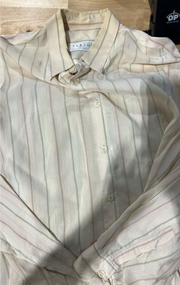 #ad #ad Sirio Italian Men�s Linen Shirt Medium Beige $32.50