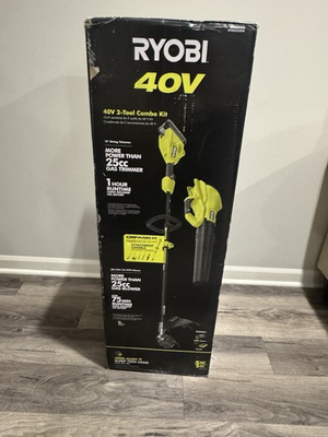 #ad #ad Ryobi 40V Cordless Attachment Capable String Trimmer Blower Combo RY40CK201K $189.99