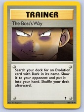 2002 POKEMON LEGENDARY COLLECTION THE BOSS'S WAY 105/110 UC NM A105187 FREE S&H on eBay