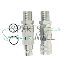 Hydraulic Quick-Connect Coupler AT312877 KV13884 for John Deere 332 326D 280