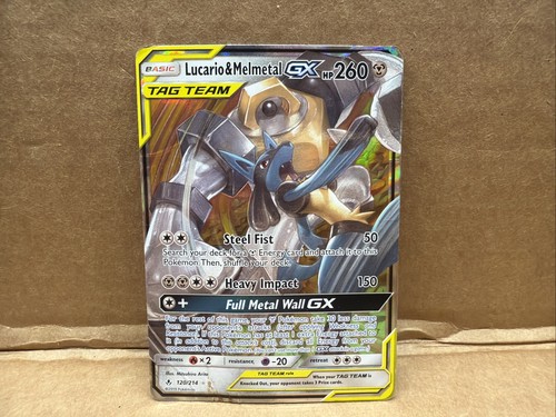 Pokémon TCG Lucario & Melmetal GX Tag Team Unbroken Bonds Card 120/214
