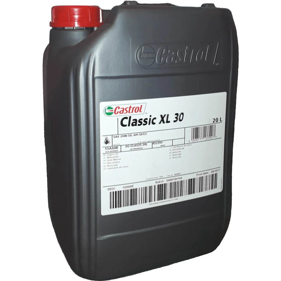 Castrol Classic XL30 monograde SAE30 classic engine oil - 20 litres / 20L - Image 2