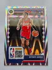 Keyonte George - 2023-24 Hoops Premium Stock Seismic Prizm Rookie Card. rookie card picture