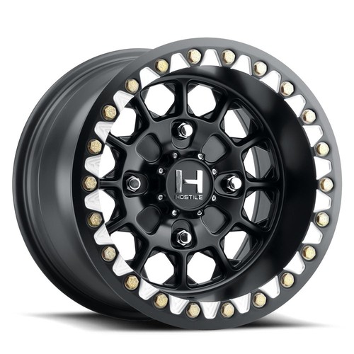15x10 Hostile UTV H325 Pismo Asphalt (Satin Black) BEADLOCK Wheel 4x137 (0mm)