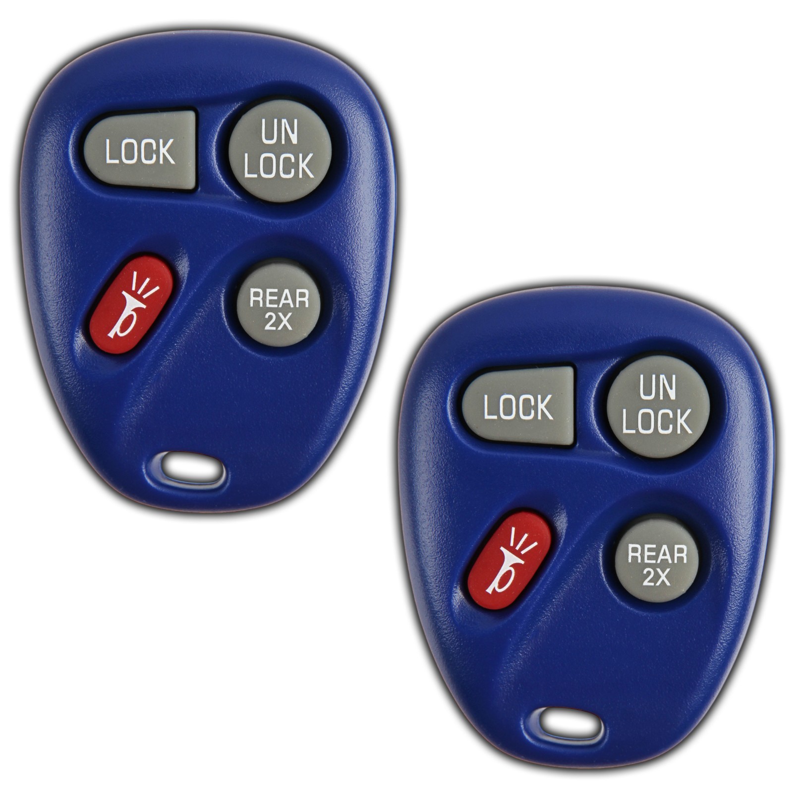 2 Key Fob Remote Replacement for 1999-2005 GM KOBLEAR1XT Navy Blue