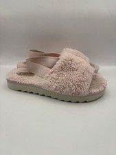 Koolaburra By Ugg Fuzz n II Pink Slipper Sandals Women Size 8
