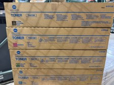 Full Set of Konica Minolta TN615K BYCM Toner Cartridge BIZHUB C8000