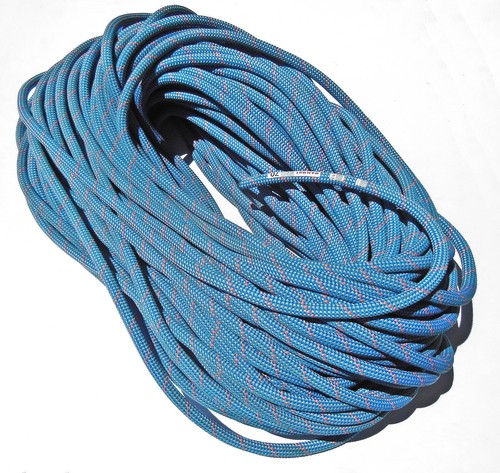 Mammut 9,5 mm Kletterseil, 70 m Länge, blau, datiert 10/2019, gebrauchtes Seil