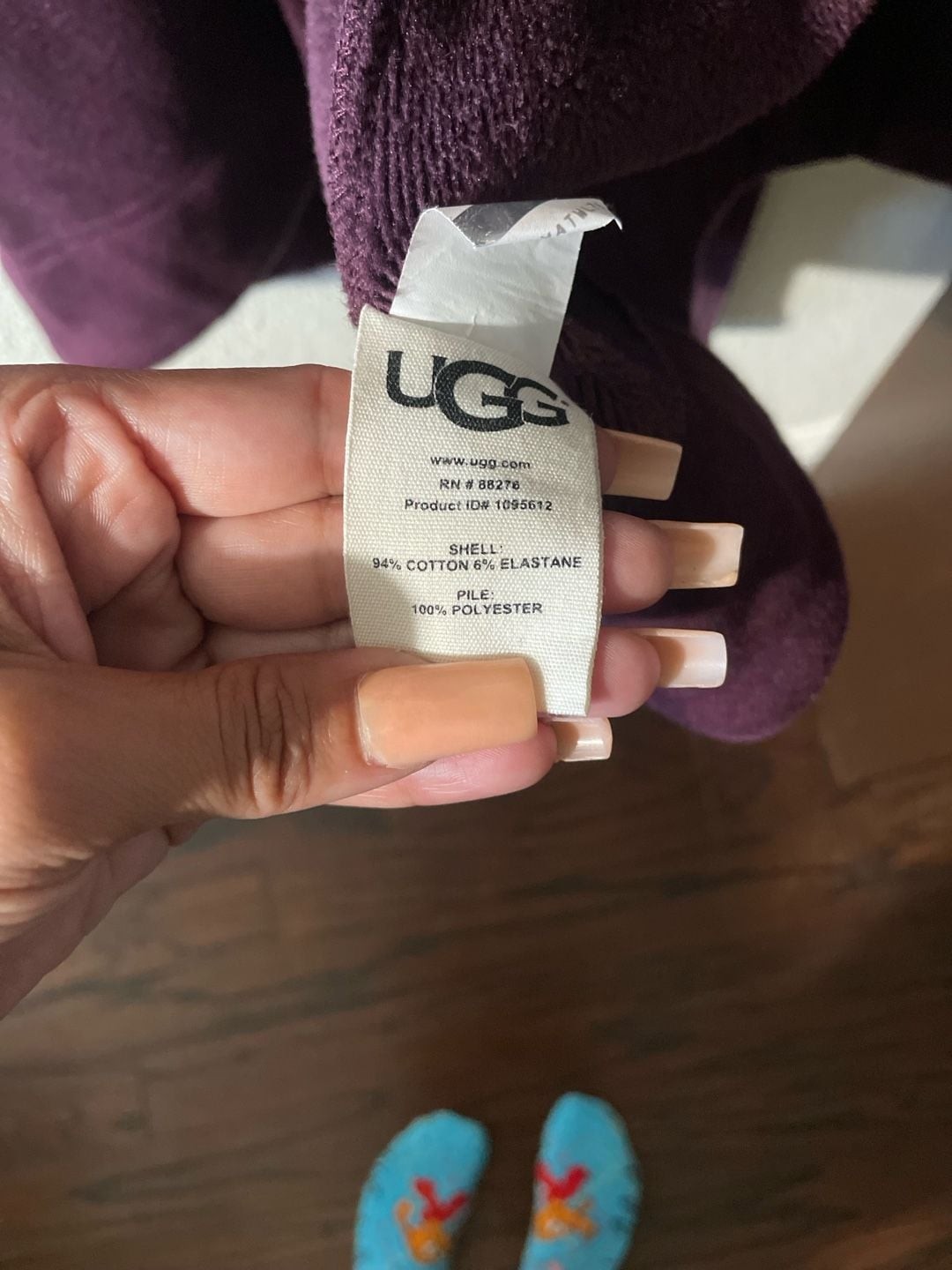 UGG Duffield II Fleece Robe in Port image 10