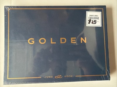 BTS - JUNG KOOK - GOLDEN - B&N EXCLUSIVE - BRAND NEW SEALED BLUE BOX NEW