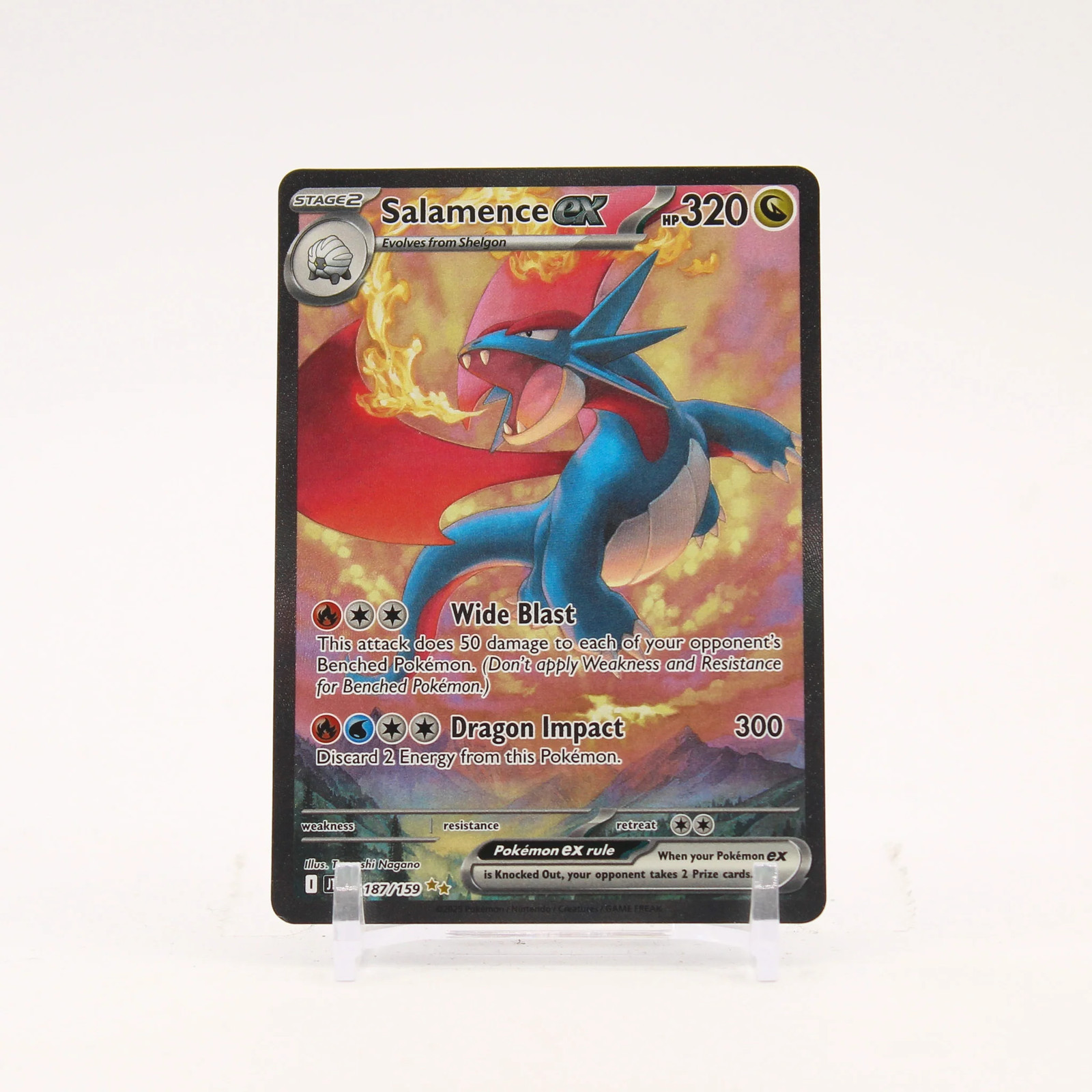 Salamence ex 2025 Scarlet & Violet: Journey Together #187/159