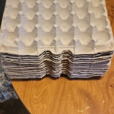 Pack of 13 Paper Egg Carton Tray for Chicken Eggs/insect farming Holds 30 Eggs