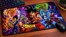 Dragon Ball XXL Mouse Pad: Goku, Vegeta, Cell, Freezer