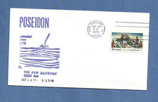 POSEIDON LANCIATO 14 OTTOBRE 1971 MANTELLO USS RAYBURN SPACE COVER NASA