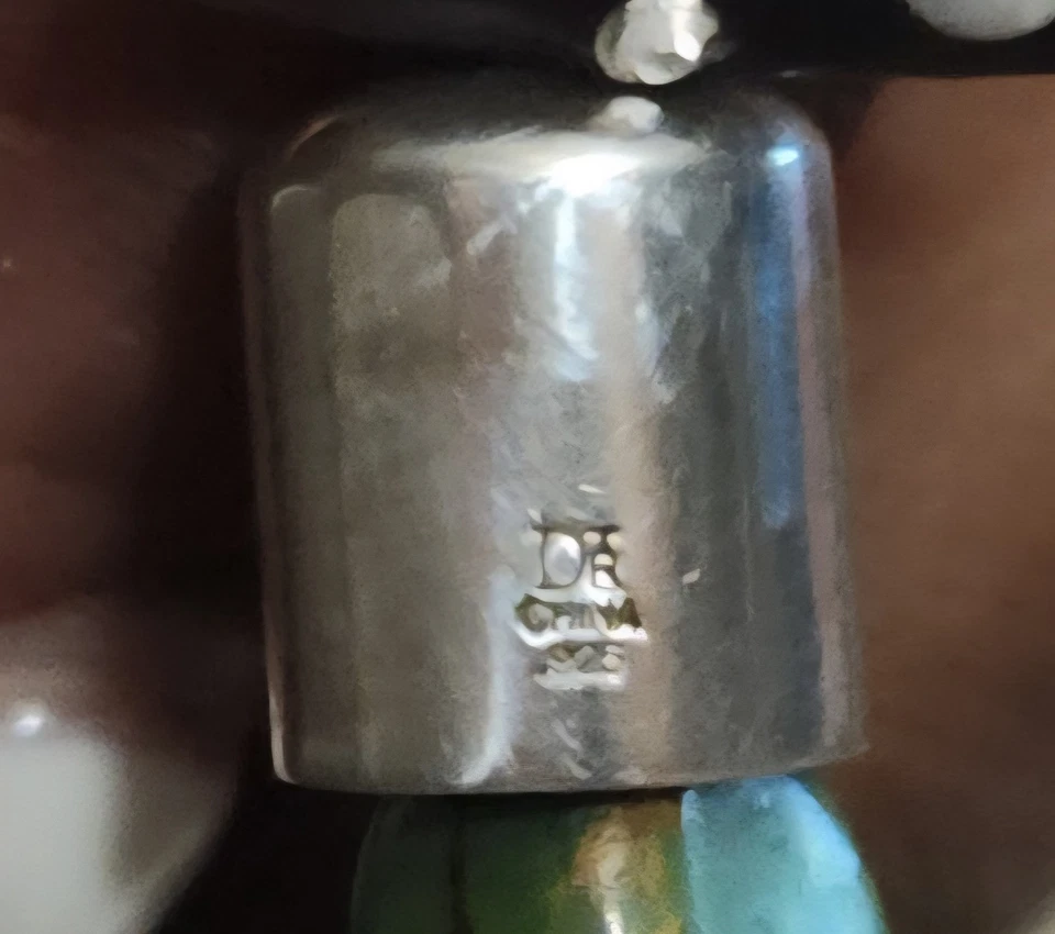 Collar Jay King DTR 925 Plata de Ley Mojave Turquesa Verde Foto 4 de 4